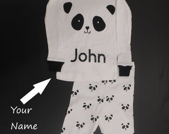 Panda Pajamas Etsy