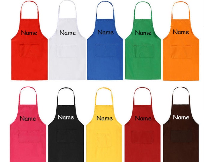 Personalize Customized  Apron for Man Women,Chef, Gifts for Cooking, Chef Aprons for Restaurants,Bars,Hotels,Chef Works,Grilling BBQ Apron
