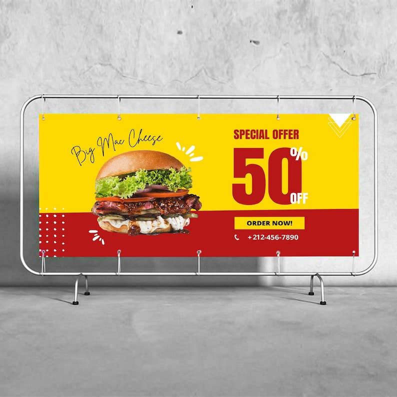 custom banner - Customized Vinyl Banner for Business, Graduation, Birthday Parties, Indoor Outdoor Use - Full Color 13oz Vinyl Banner image 3