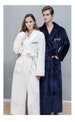 Personalized Plush Robe Custom Embroidered, Christmas gift, Wedding Gift, Adult Men Women Night Robe For Mom, Micro Fleece Spa Bath Robe 