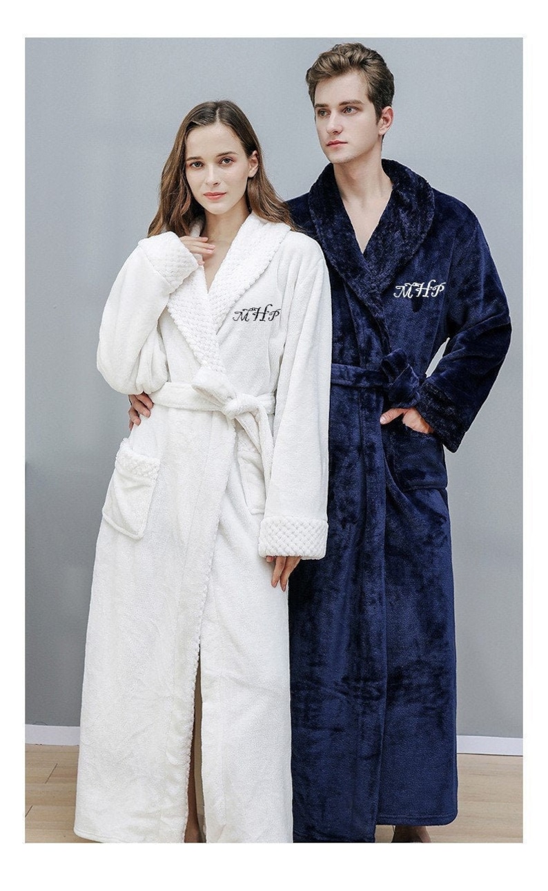 white robes, navy blue robes, men's robes, women's robes ,soft robes, gift robes, clothing, audit clothes,