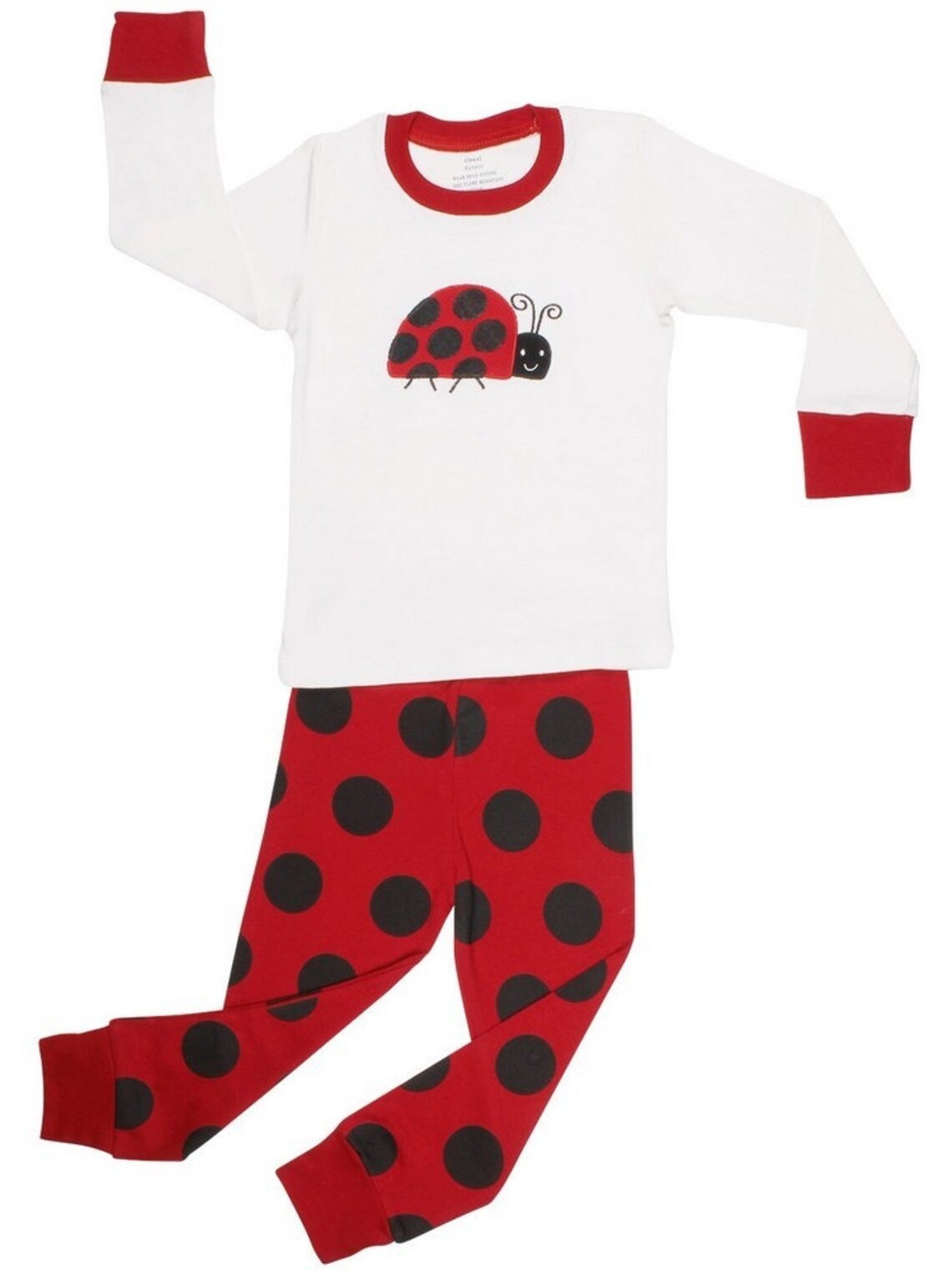 Kid loungewear personalise Ladybug Pajamas lounge Etsy