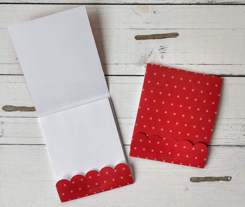 5 Decorative Matchbook Notepads Mini Notepad Party Favor Etsy