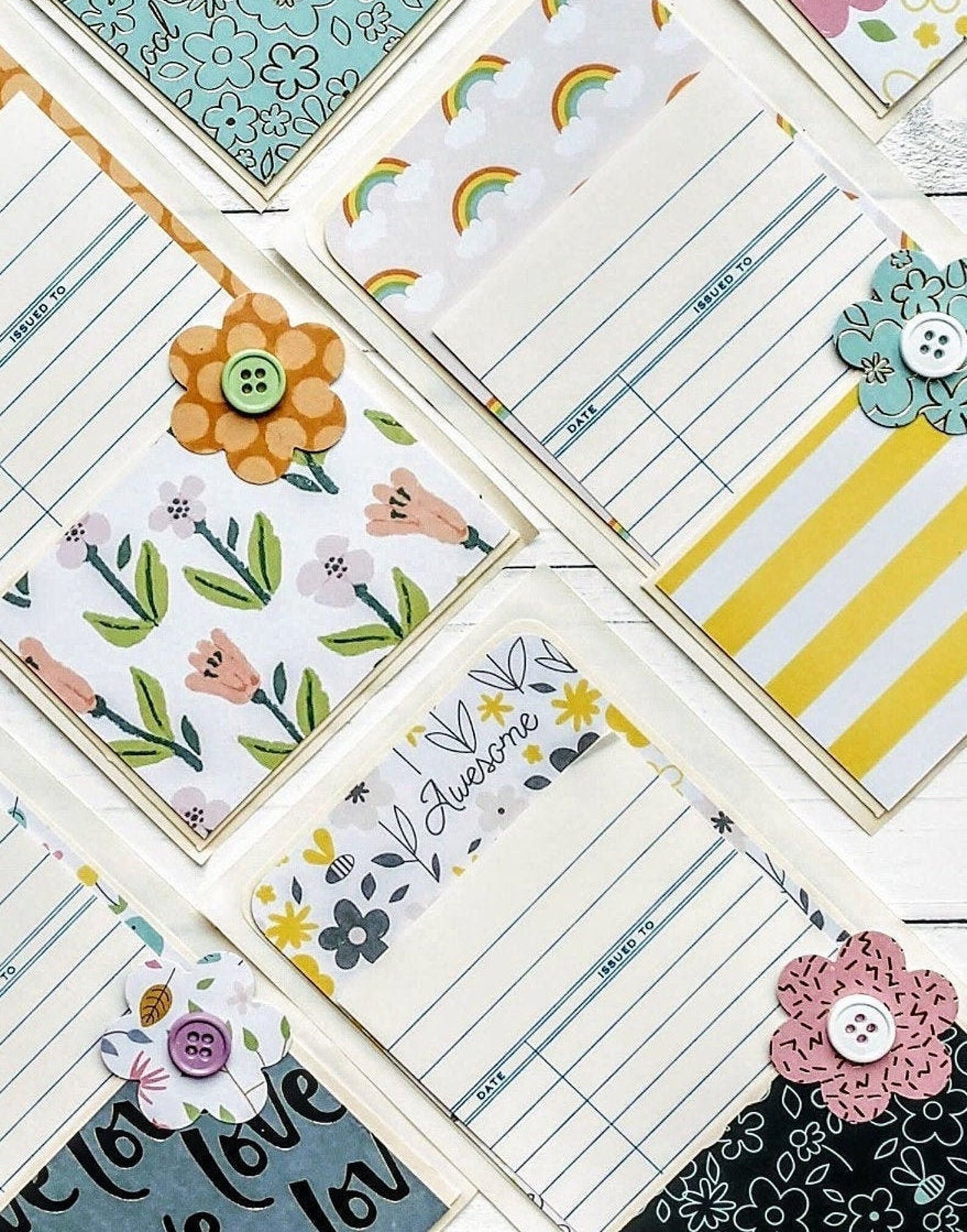 Tab Dividers SingleSided Junk Journal Tabs Smash Book Tabs Etsy