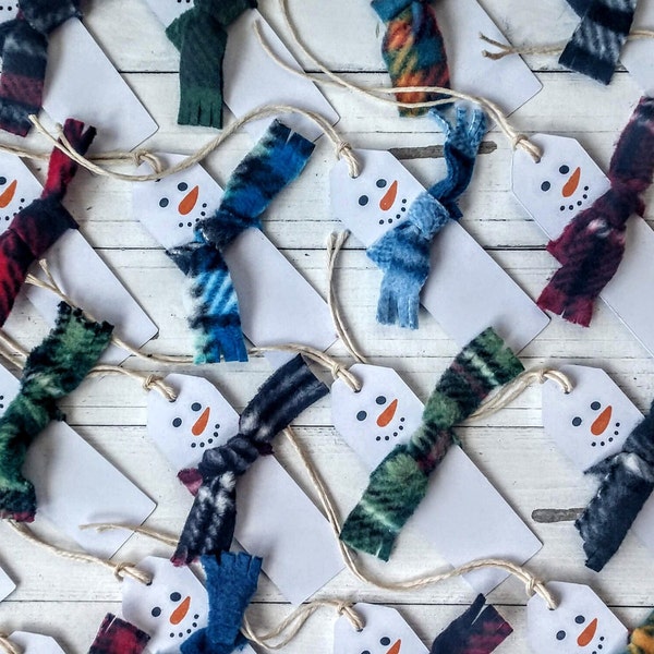 10 Snowman Gift Tags, Christmas Gift Tags, Holiday Gift Tags, Snowman Tags, Christmas Tags, Holiday Tags, Homemade Gift Tags, Set of 10