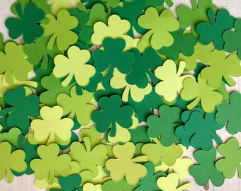 Shamrock Confetti, St. Patrick's Day Confetti, Shamrock Punches, Shamrock Table Scatter, Shamrock Decor, St. Patrick's Day Decor, Set of 50