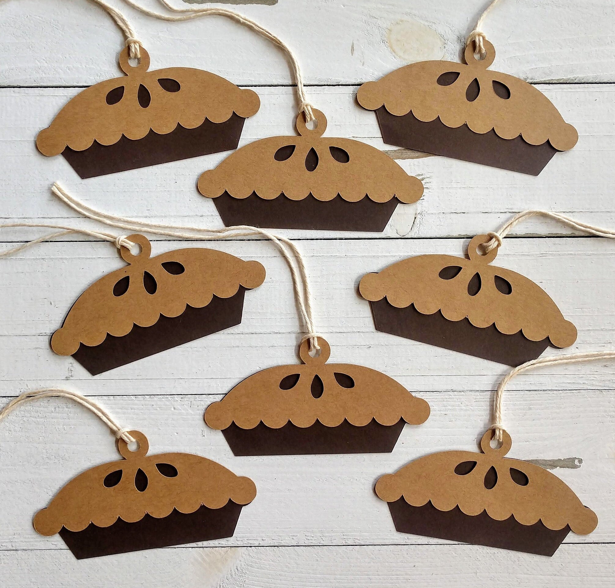 Pie Gift Tags Pie Tags Baked Goods Tag Baked with Love Etsy