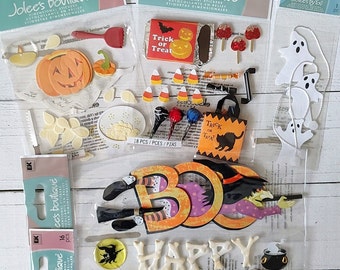 Jolee's Boutique Halloween Stickers,  Scrapbook, Junk Journal and Card Making Embellishments, Dimensional Stickers