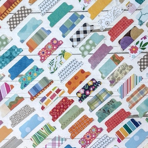 Tab Dividers Double-Sided, Junk Journal Tabs, Smash Book Tabs, Planner Tabs, File Tabs,Junk Journal Dividers,Smash Book,Bible Tabs,Set of 24