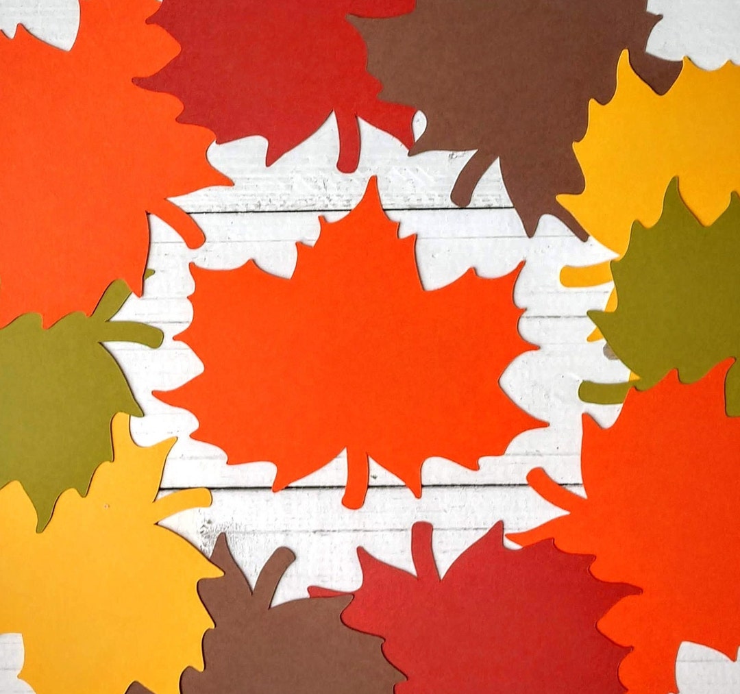 Fall Leaf Cutouts: Autumn Colors, Fall Decor, Craft Projects, Card ...