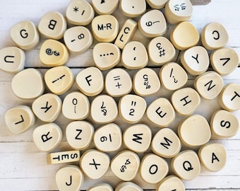 Vintage Smith Corona Galaxie Typewriter Keys from 1960, Serial Number GT 294156X
