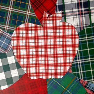 10 Large Apple Die Cuts, Apple Cutouts for Banners, Posters, Bulletin Boards, Table Decor, Scrapbooking, Craft Projects