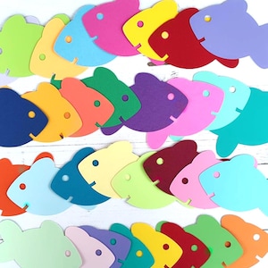 Colorful Fish Cutouts: Pool Party Decor, Craft Projects & Scrapbook Embellishments, Set of 30
