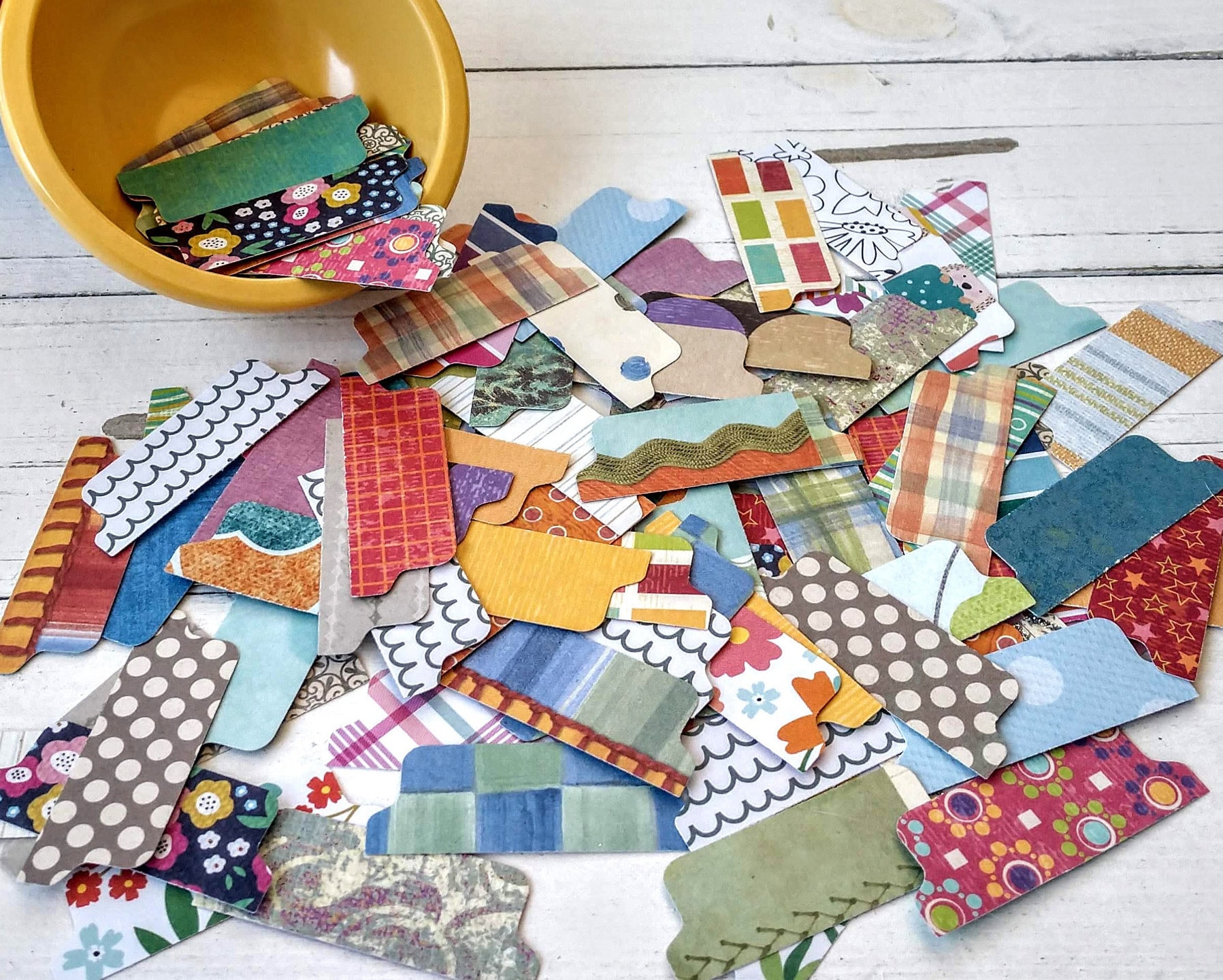 Tab Dividers Junk Journal Tabs Smash Book Tabs Planner Etsy