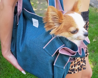 Konvertibel hundsele, husdjurssele, kattbärare Hundbärsele Mysig hundsele