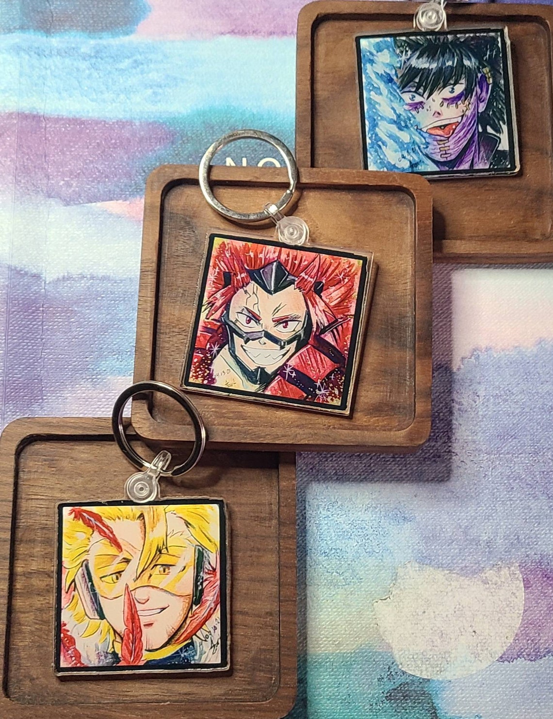 Anime keychain Etsy