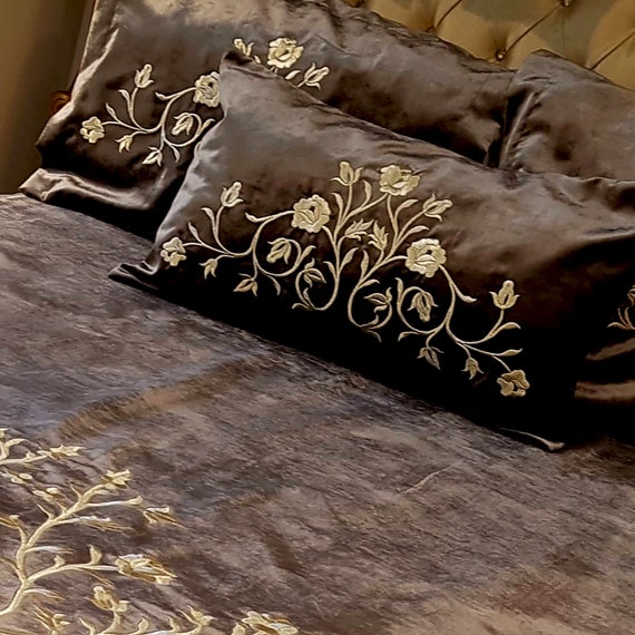 TURKISH SILK VELVET Full Bedding Set Etsy