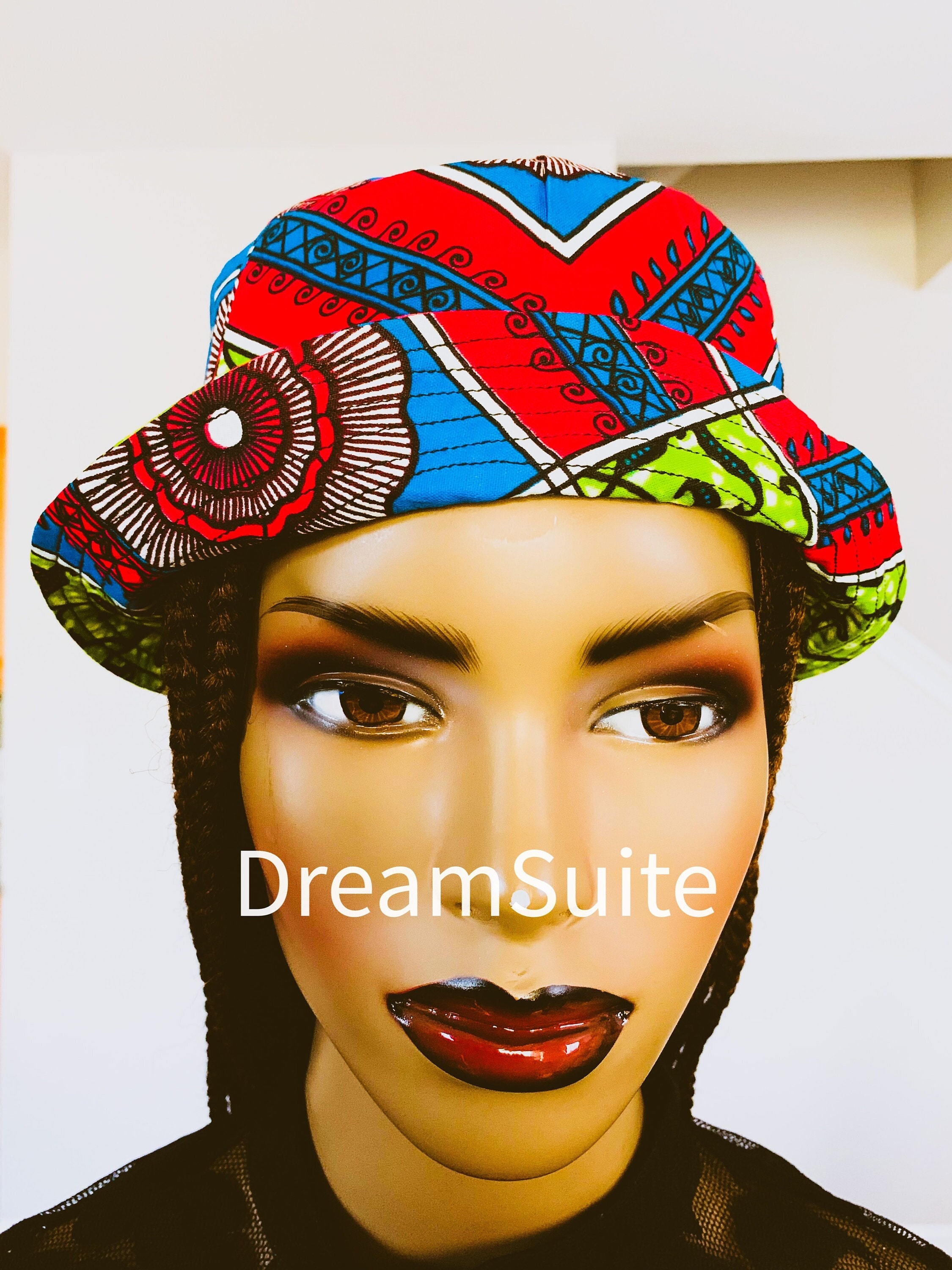 Ankara Bucket Hats, Summer Bucket Hats, African Print Hats, African Wax