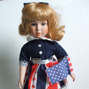 Brinn&#39;s Fourth of July Vintage Porcelain Doll