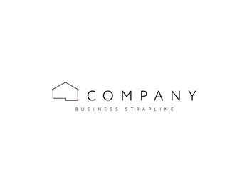 Estate Agents House Personalised Company Logo Bespoke Logo Template Design: Business Logo Design, Company Branding, Bespoke Brand Identity