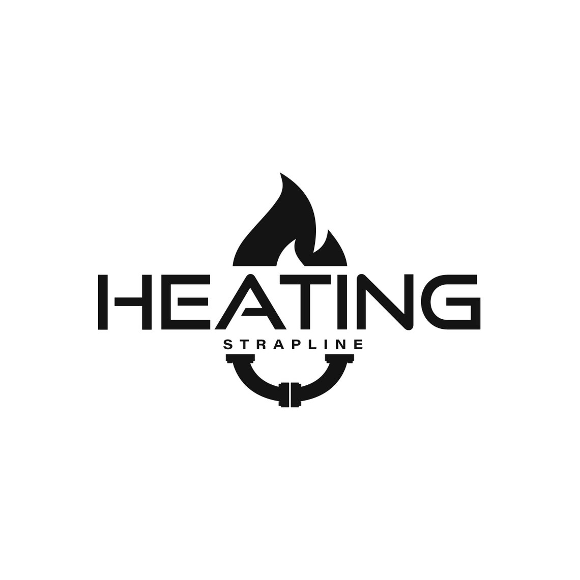 Heating Gas Company Logo Bespoke Logo Template Design Business Logo