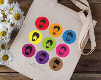 Singh Circle Collage Tote