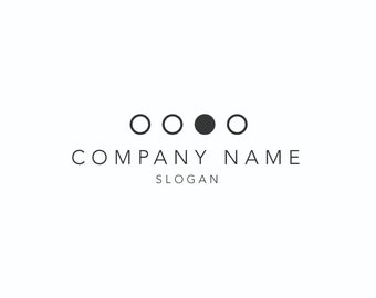 Circle Simple Company Logo Bespoke Logo Template Design: Business Logo, Company Branding, Bespoke Brand Identity