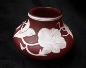 Cameo Red Glass Vase