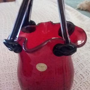 Block Crystal  Handbag Vase