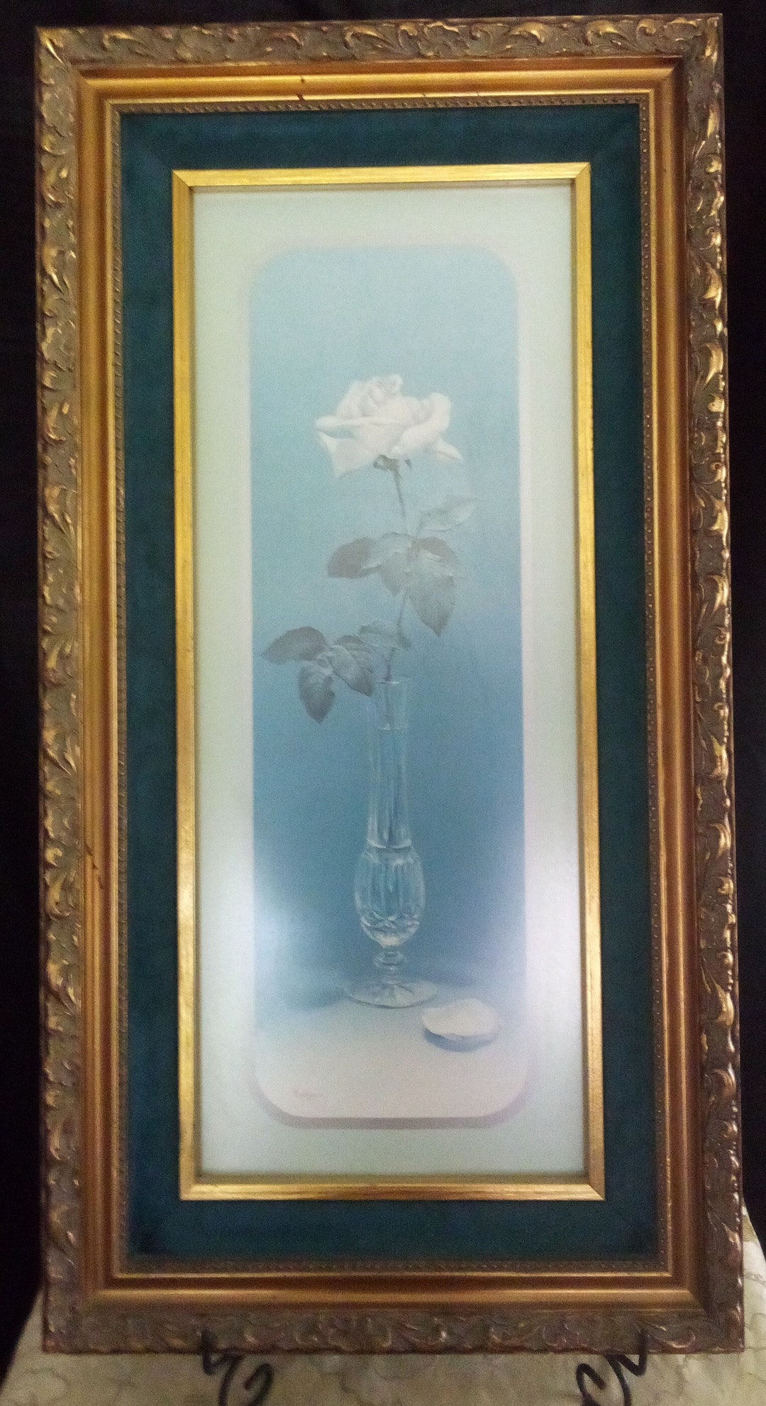 Framed Print Titled gift of Love by Dalhart Windberg With Affidavit of