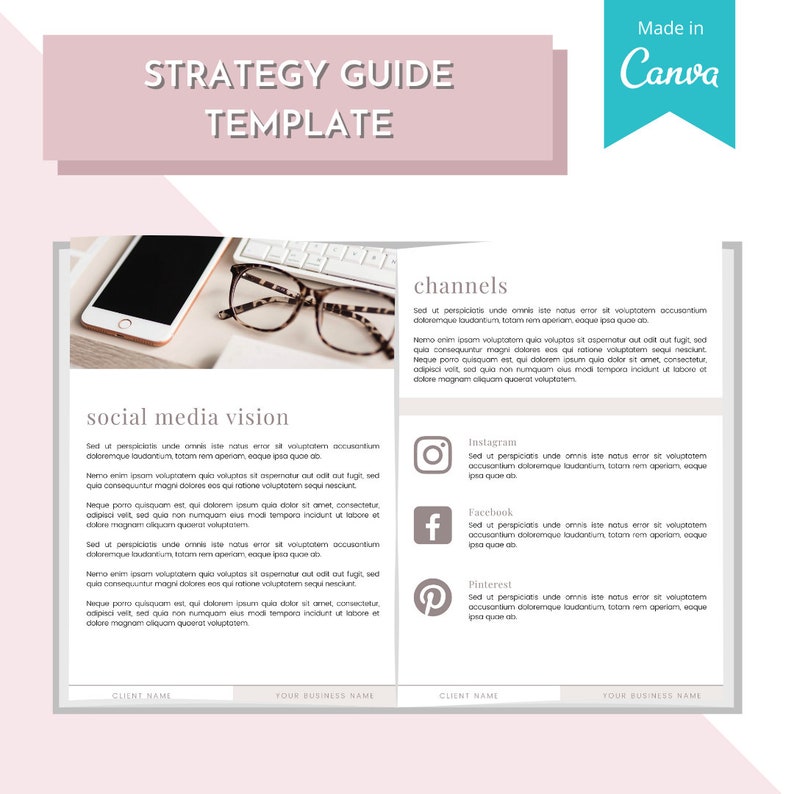 Social Media Manager Starter Kit Etsy