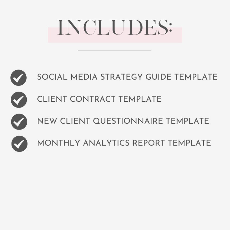 Social Media Manager Starter Kit Etsy