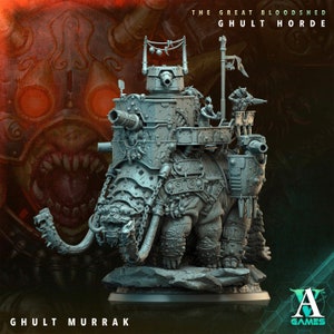 Ghult Murrak - The Great Bloodshed : Ghult Horde - Archvillain Games - Minis haute résolution