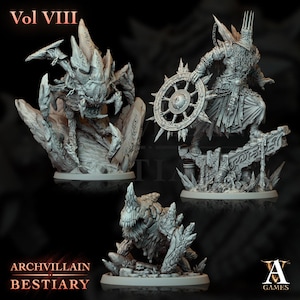 Archvillain Bestiary Volume VIII - Giantkin: Darkfire - Archvillain Games - High Resolution Minis