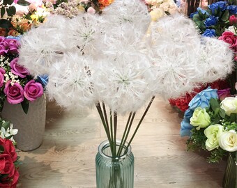 Green Yalulu 10 Pcs Dandelion Artificial Flowers Plants Bouquet Plastic Flower for Home Decoration/Wedding Decor Green Yalulu 10 Pcs Dandelion Artificial Flowers Plants Bouquet Plastic Flower for Home Decoration/Wedding Decor