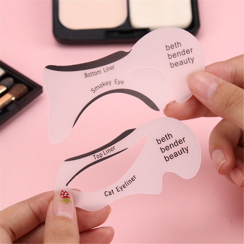 10PCS Eyeliner Stencil Fish Tail Double Wing Eyeliner Models Etsy