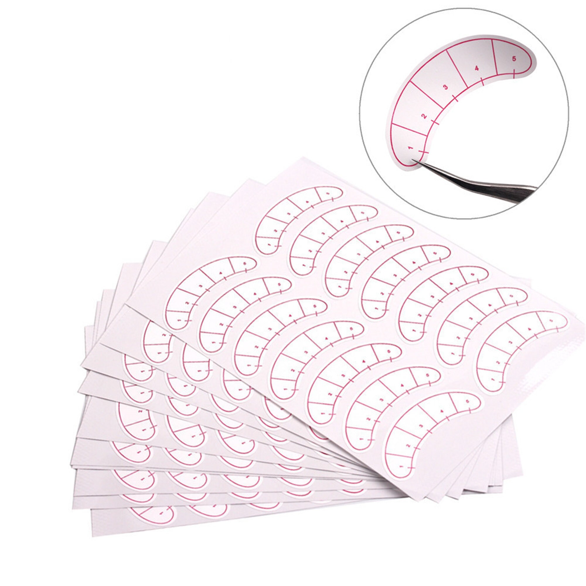 70pairs/set Practice Paper Sticker Eyelash Extension under Eye | Etsy