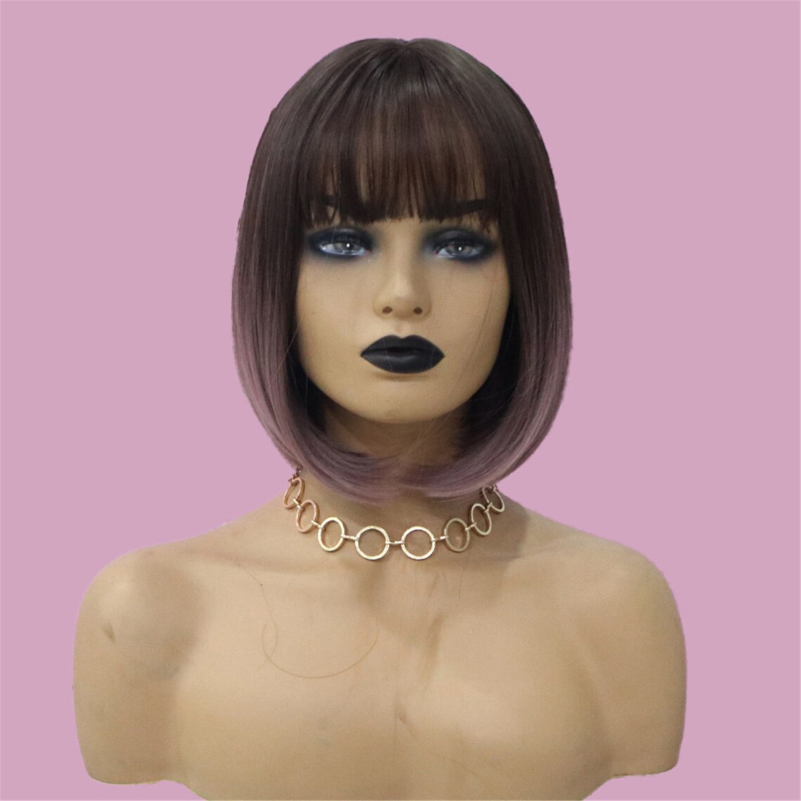 Heat Resistant Synthetic Short Bobo Hair Wigs for WomenDark Etsy