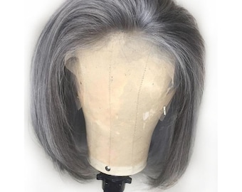 lace wigs grey