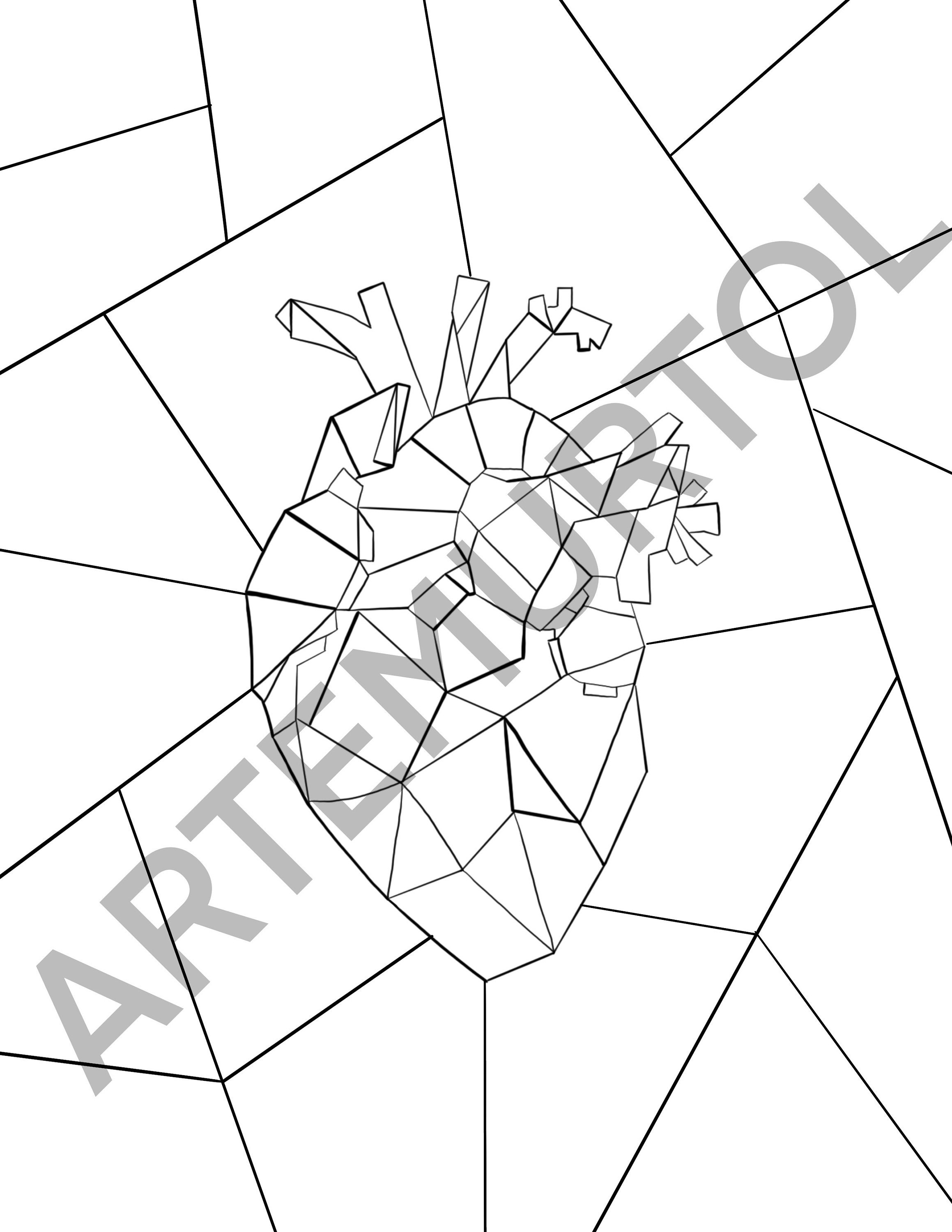 Trippy Coloring Pages / Trippy Art / Adult Coloring Pages | Etsy