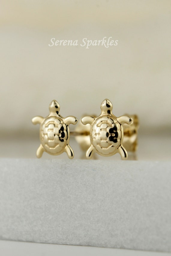 Orecchini A Tartaruga In Argento 925 | Gioiello Helix Unico Con Onde E Opale · Idea Regalo Originale