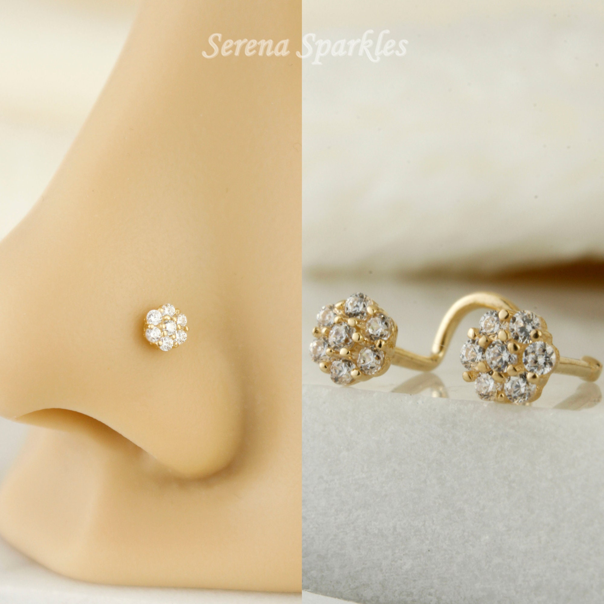 Gold nose bone discount