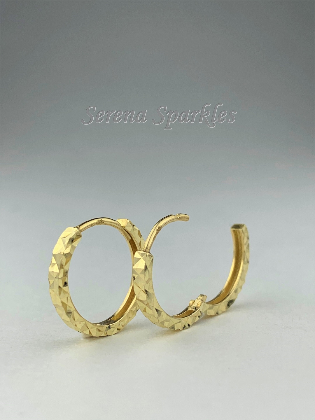 Amaretto Gold Huggie Earrings main image 1