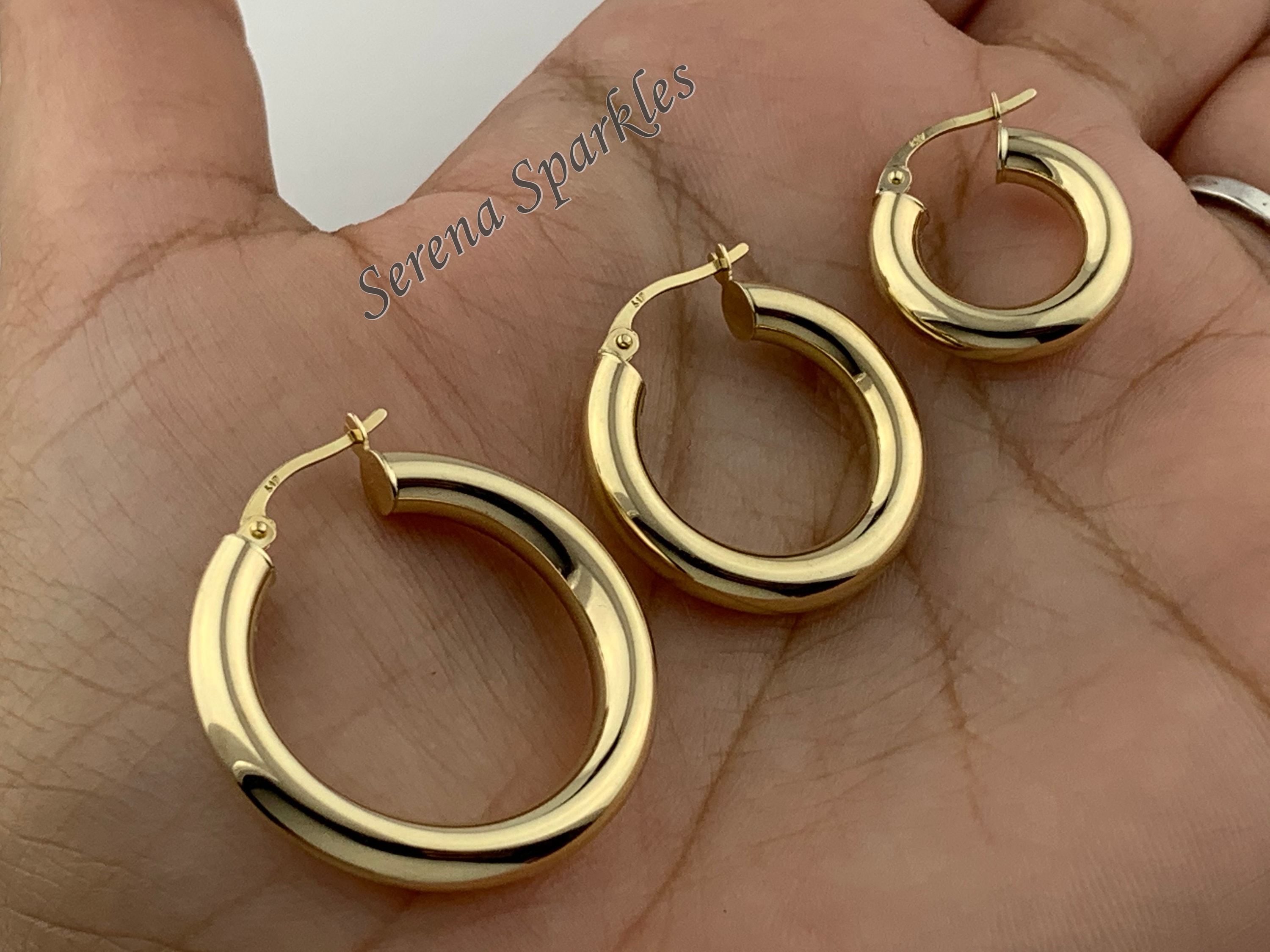 MOZAKA 11 Pairs Gold Clip On Hoop Earrings For Women Fashion On GOLD
