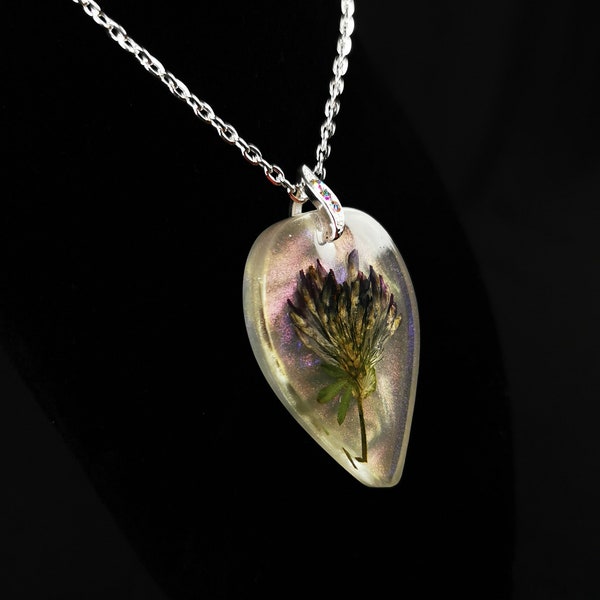 Dried Flower Pendant Etsy