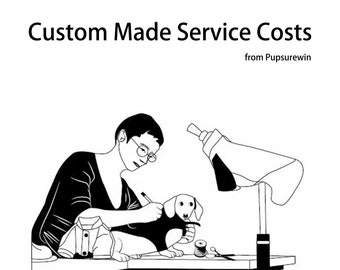 Custom Made Service Costs for Rachel , dog measurement 13N 20C 17L