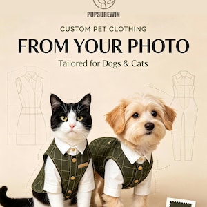 Custom Pet Clothing From Your Reference Picture, Private Custom for Mei Lee