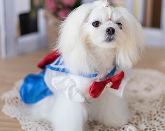 Sailor Scouts Inspired Dog Dress Dog Halloween Costume, Anime Cosplay Costume for Large Dogs and Cats, Custom Pet Clothes Birthday Outfit