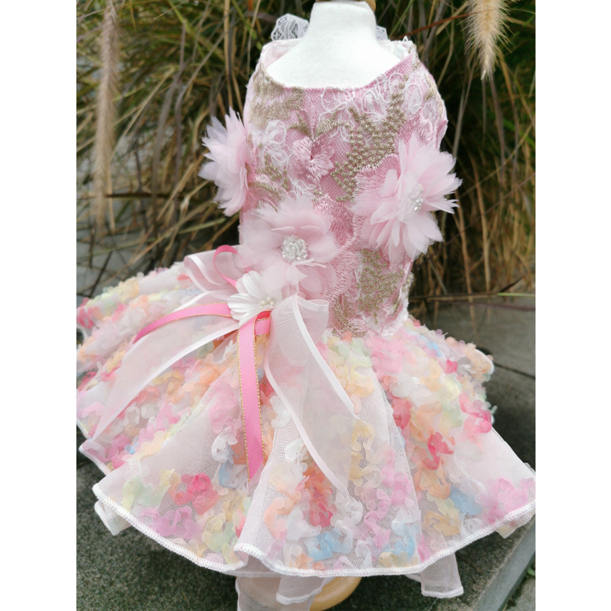 Dog Wedding Dress Bridesmaid Costume Birthday Holiday Fancy Etsy