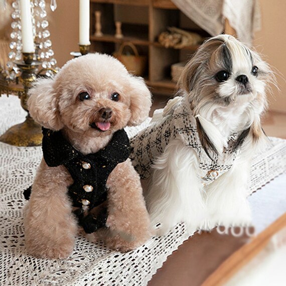 Pet Dresses Pet Clothing, Accessories & Shoes Dog Coco Tweed Dress Cat